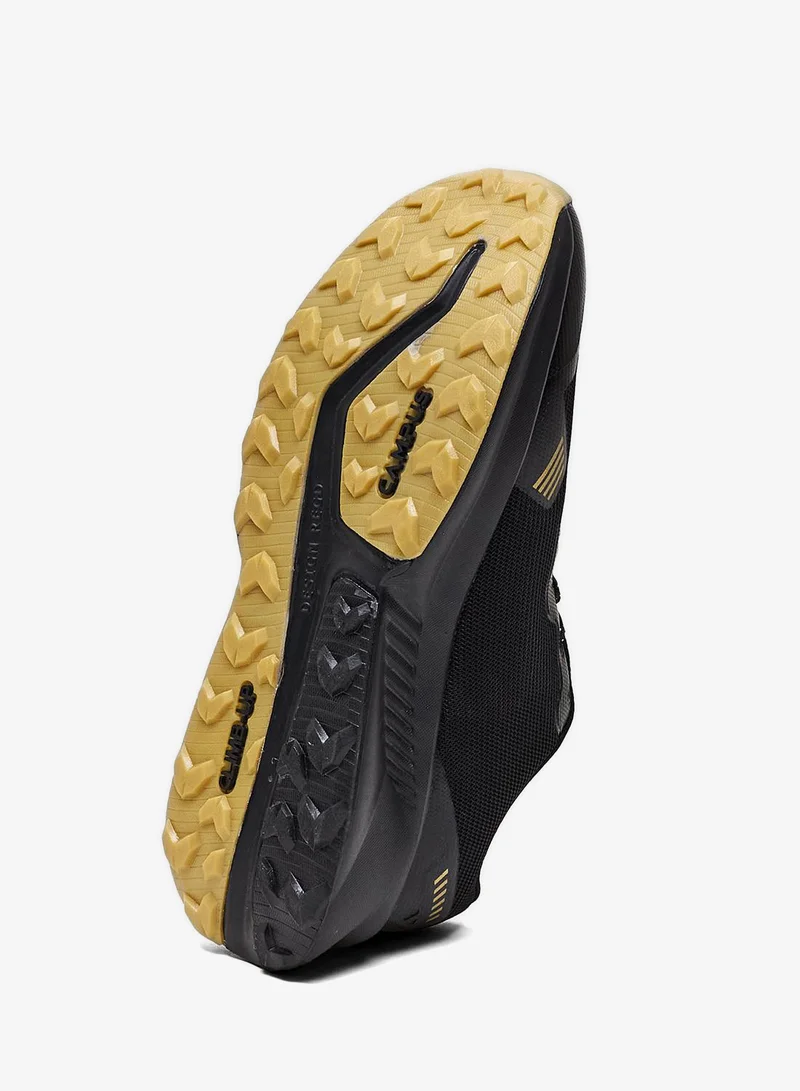 CAMPUS Blk/Golden Men's Low-Top Sneakers - Lightweight, Minimalist Designed for Style for Men | Best Price UAE